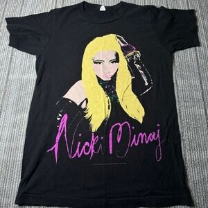 Vintage Nicki Minaj 2012 Tour Shirt Women's Small 100% Cotton First Tour Shirt